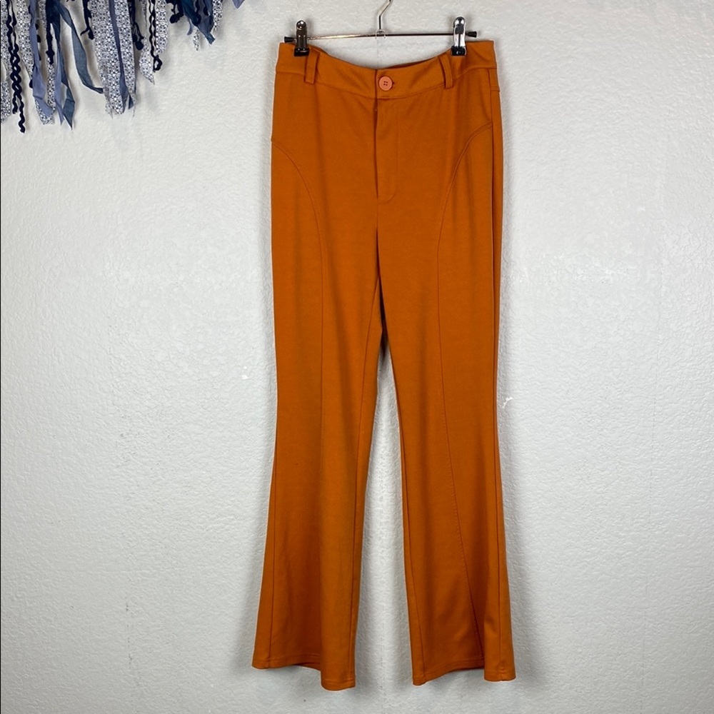 Cider orange flare pants - Picture 2 of 6